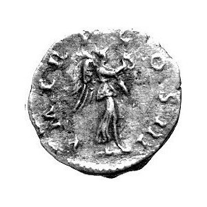Kwinar, Aw. Popiersie w prawo, napisy, Rw. Victoria krocząca w prawo, napis, RIC 103, BMC 227, C 1125, w. 1,33 g,...