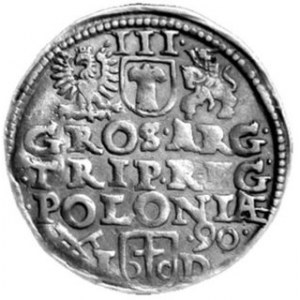 Trojak 1590 ID, m. Poznań, Kop. 935