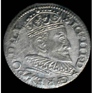 Trojak 1594, Kop. 8190, min. końcówka blachy