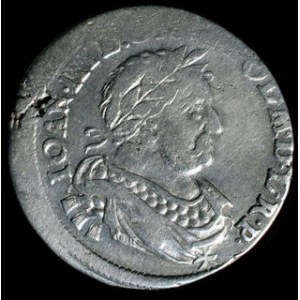 Ort 1679 1-8, Kop. 1995 R2, niedobity, pęknięty krążek