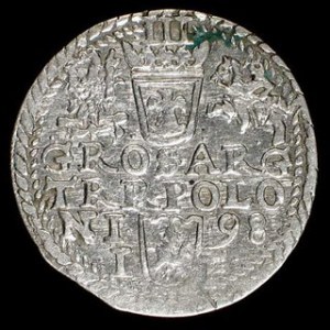 Trojak 1598, m. Olkusz, Kop. 1107, odm