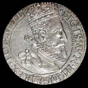 Szóstak 1599, mała głowa, Kop. 1245 R1