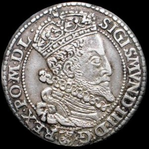 Szóstak 1599, duża głowa, Kop. 1246 R1