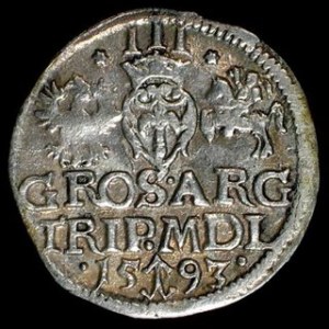 Trojak 1593, Kop. 3522 R