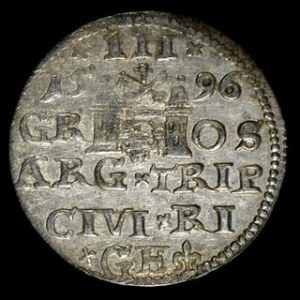 Trojak 1596, Kop. 8192,