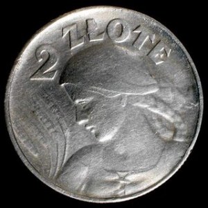 2 Złote 1924 H, Such. VIII.1