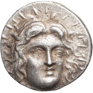Caria, Rodi. Tetradracma ND (229-205 a.C.), Rodi.