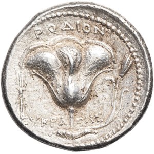 Caria, Rodi. Tetradracma ND (229-205 a.C.), Rodi.