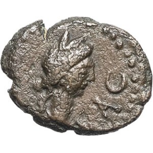 Massilia - Marseille. Bronze with ND dolphin (49 BC to 25).