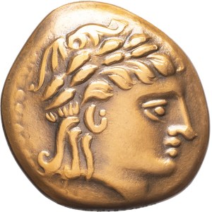 Allobroges. Medaglia, ingrandimento di una dracma con stambecco 1970 [dopo un originale della fine del II secolo a.C.], Parigi.