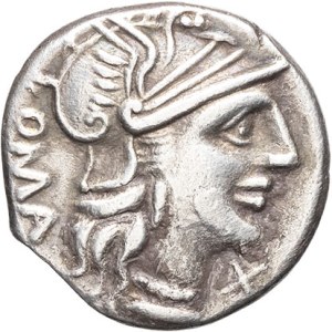 C. Minucius Auguriuns. Denarius ND (135 BC), Rome.