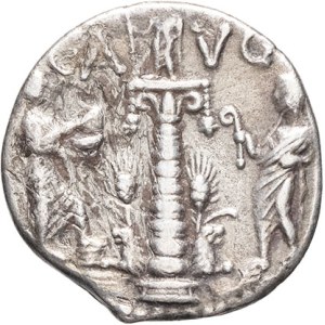 C. Minucius Auguriuns. Denarius ND (135 BC), Rome.