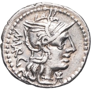 M. Vargunteius. Denarius ND (130 BC), Rome.