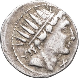 Mn Aquillius. Denarius ND (109-108 BC), Rome.