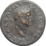 Galba (68-69). Medal, sesterce enlargement 1968 [from an original of 68-69], Rome.
