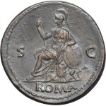 Galba (68-69). Medal, sesterce enlargement 1968 [from an original of 68-69], Rome.