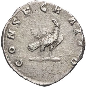 Commode (177-192). Denarius, for divine Marcus Aurelius ND (180), Rome.
