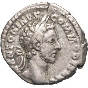 Chest of drawers (177-192). Denarius ND (181-182), Rome.