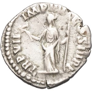 Chest of drawers (177-192). Denarius ND (181-182), Rome.