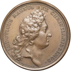 Louis XIV (1643-1715). Medal, peace imposed on Algerian pirates, by Mauger 1684, Paris.