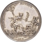 Louis XV (1715-1774). Medal, Peace treaty between Hamburg and Algeria, by P. H. Goedecke 1751, Hamburg.
