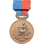 Third Republic (1870-1940). Medal, syndicat général des mécaniciens et chauffeurs de France et d