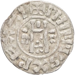 Philippe I (1060-1108). Denarius 4th type ND, Étampes.