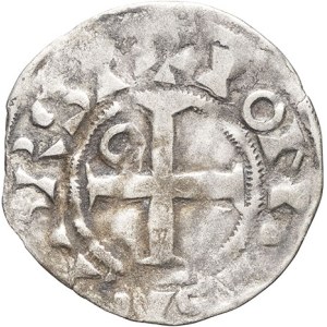Louis VI (1108-1137). Denarius 4th type ND, Pontoise.