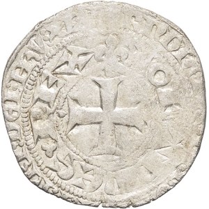Giovanni II il Buono (1350-1364). Blanc au châtel fleurdelisé, 3a emissione ND (1356).