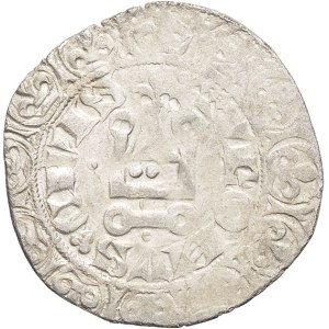 Giovanni II il Buono (1350-1364). Blanc au châtel fleurdelisé, 3a emissione ND (1356).