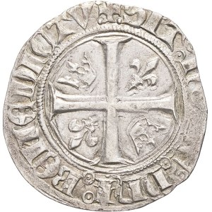 Carlo VI (1380-1422). Blanc dit Guénar, prima emissione ND (1385).