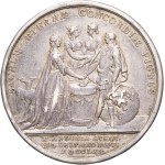 Louis XV (1715-1774). Medal, marriage of the dauphin Louis (XVI) and Marie-Antoinette, by Duvivier 1770, Paris.