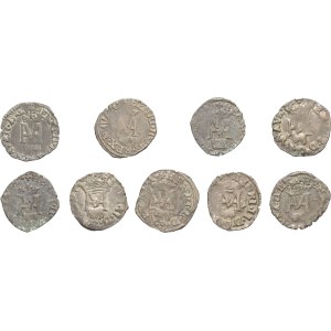 Béarn (Seigneurie de), Henri II (1572-1589). Lot of 9 liards ND, Morlaàs.
