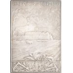 IIIe République (1870-1940). Plaque, Société des Mines de Lens, flan mat, by O. Roty 1899, Paris.