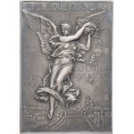 IIIe République (1870-1940). Medal, plaque, Exposition Universelle de Paris 1900, VIIème concours de Tir national par F. Vernon 1900.