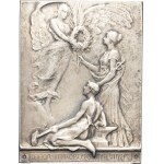 IIIe République (1870-1940). Plaque, Société des automobiles Panhard et Levassor, to F. Cotte by H. Kautsch 1900-1930, Paris (Arthus-Bertrand).