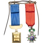 IIIe République (1870-1940). Littered with two miniatures, chevalier de l