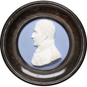 George III (1760-1820). Medallion, Arthur Wellesley Duke of Wellington, by Alexandre Brachard ND (early 19th c.), Sèvres.