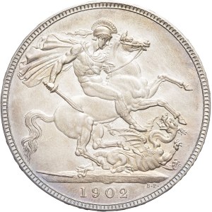 Edward VII (1901-1910). Crown, struck on MATTE PROOF 1902 - Year II, London.