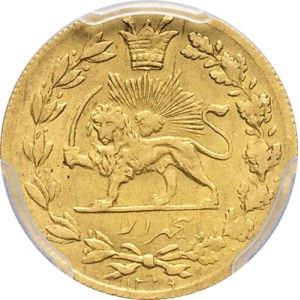Ahmad Shah Qadjar (1909-1925). 1/2 toman or 5000 dinars AH 1329 (1911), Tehran.