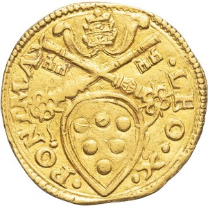 Vatican, Leo X (1513-1521). Florin de la Chambre (Fiorino di camera) ND, Rome.