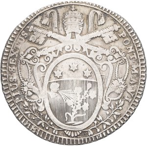 Vatican, Pius VI (1775-1799). Scudo romano 1780 - Year VI, Rome.