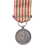 Umberto I (1878-1900). Medal, award for the wars of independence and the unification of Italy, by D. Canzani 1865.