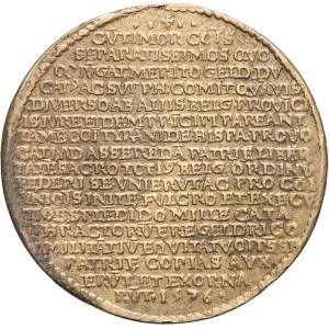 Gelderland (Guelders), in rebellion against Philip II (1576-1577). Medal, Guelders and the county of Zutphen join the Estates-General 1576.