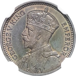 George V (1910-1936). 3 pence, struck on Flan Bruni (PROOF) 1932, London.