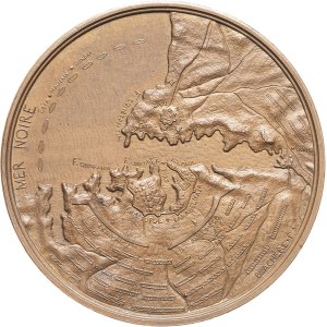 Mikołaj I (1825-1855). Medal, Oblężenie Sewastopola przez wojska francuskie, angielskie i tureckie, Blachère 1855, Paryż.