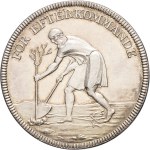 Charles XIII (1809-1818). Token, Royal Academy of Sciences 1815 (reframed 1955).