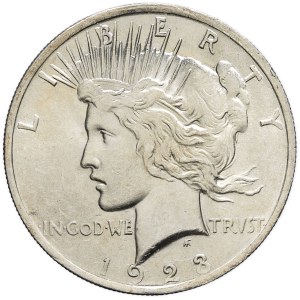 Federal Republic of the United States of America (1776-present). Peace dollar 1923, Philadelphia.