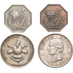 Tokens. Set of 4 tokens, schools.