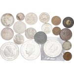 Miscellaneous. Lot of 19 world coins 1830 to 1993.